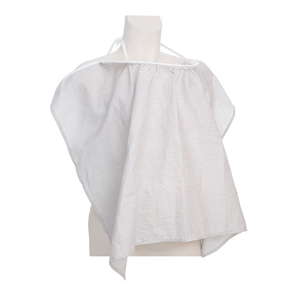 Ποδιά θηλασμού Γκρί ριγέ