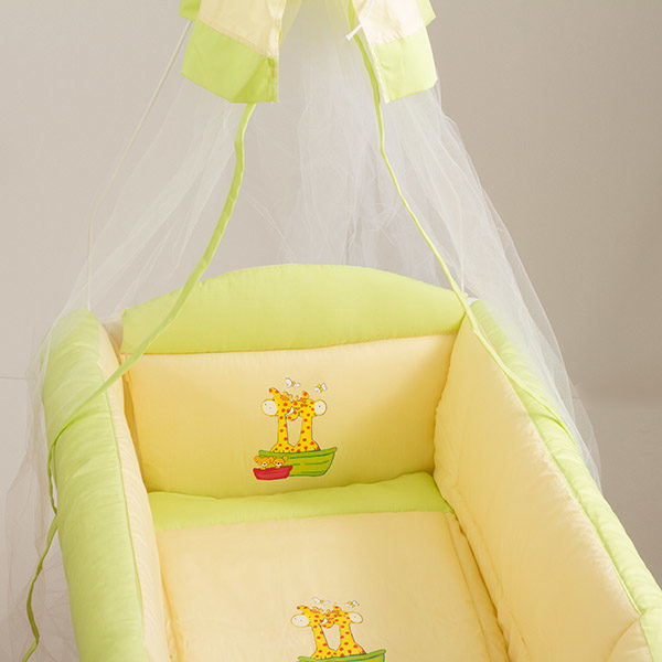 Προίκα Μωρού για Λίκνο Motherbaby Καμηλοπάρδαλη Λαχανί