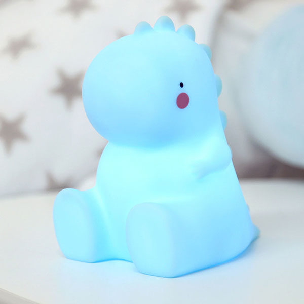 Φωτάκι Νυκτός Led Δεινόσαυρος Σιελ 11x12cm