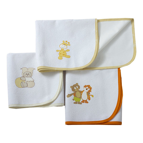 Σελτεδάκια Αδιάβροχα Τίγρης Πορτοκαλί 40x60εκ 3τμχ