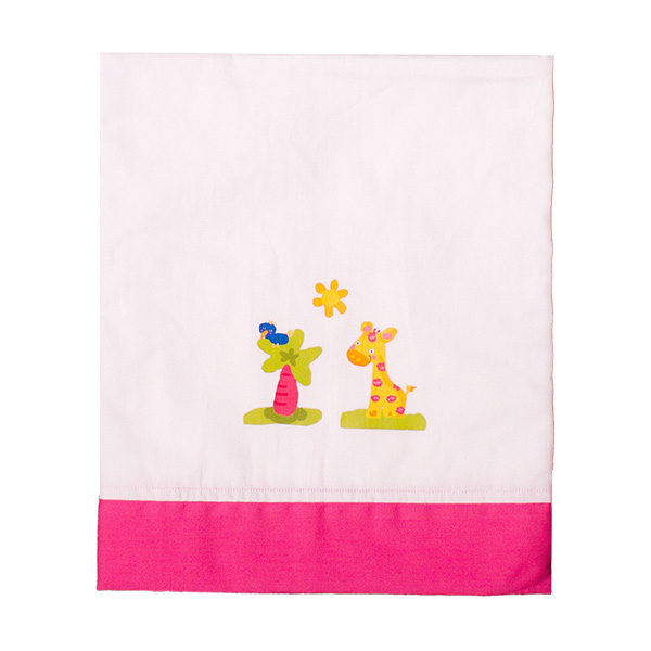 Πανωσέντονο λίκνο & καλαθούνας, Jungle ροζ