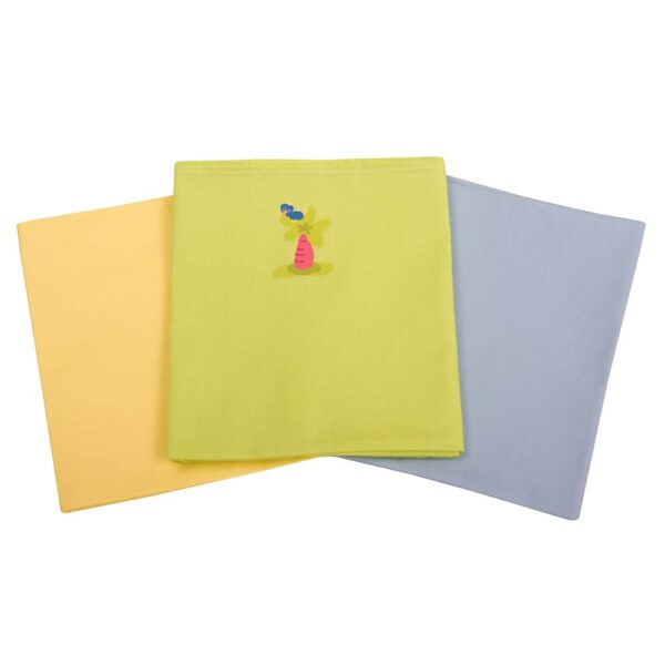 Πάνες Αγκαλιάς Βαμβακερές Σιελ Κίτρινο Λαχανί Jungle Σετ 3 τεμ