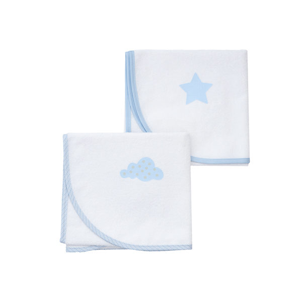 Σελτεδάκια Αδιάβροχα Σύννεφο Σιέλ 60x80εκ 2τμχ