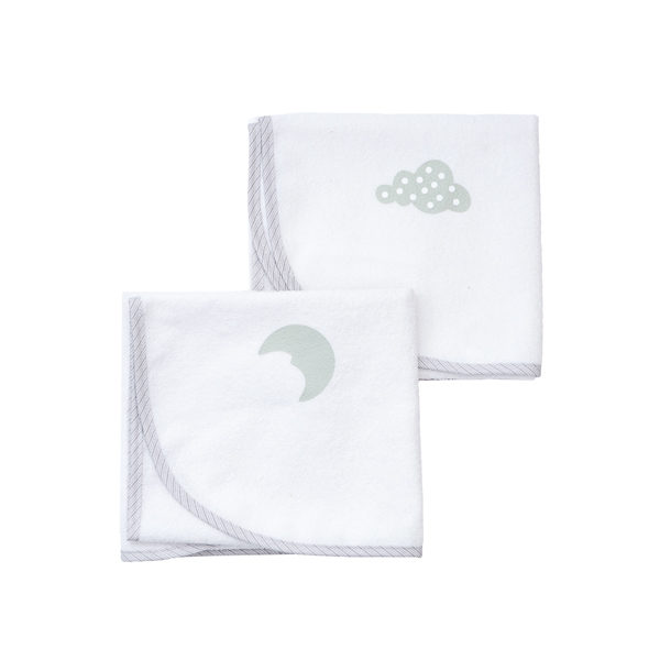 Σελτεδάκια Αδιάβροχα Σύννεφο Γκρι 60x80εκ 2τμχ