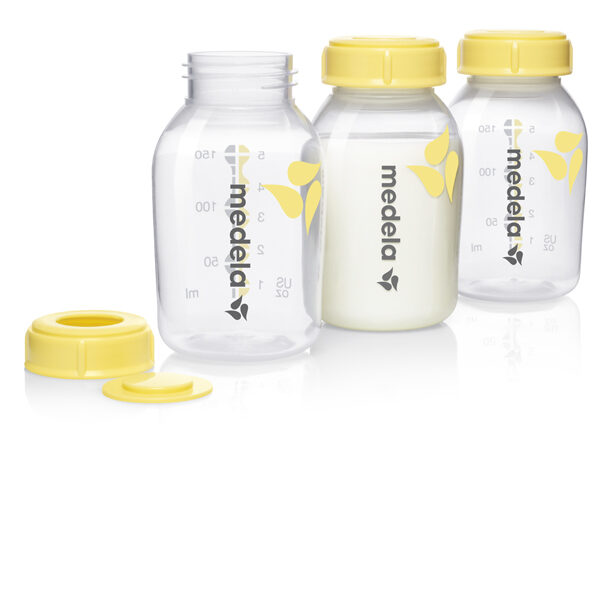 Μπιμπερό με Πώμα Medela(σετ3 τεμαχίων 150ml)