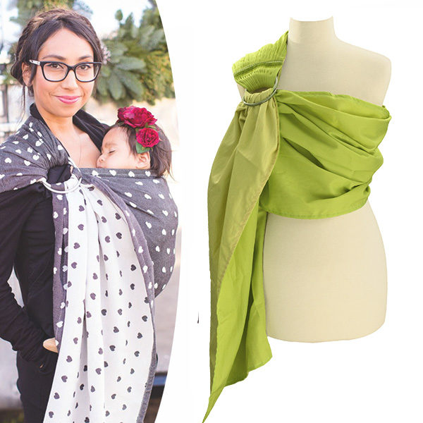 Ring Sling Motherbaby Λαχανί Βαμβακερό 0-15μ