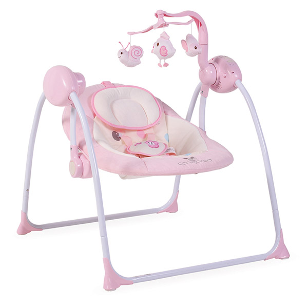 Κούνια ρηλαξ Swing Baby Swing + Pink | Mother Baby