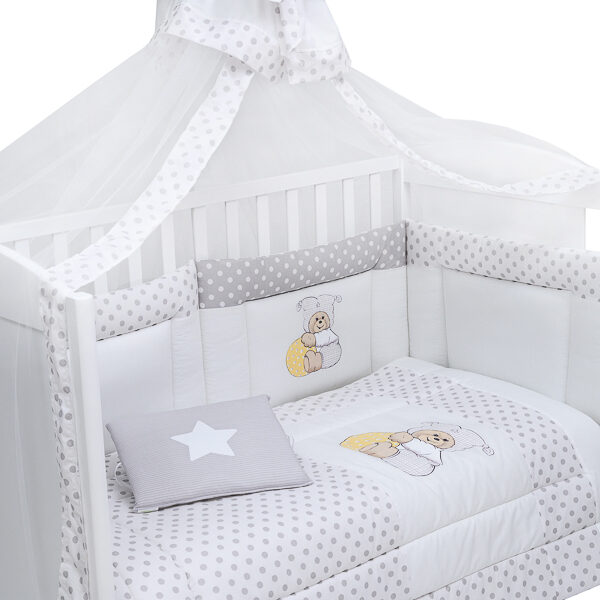 Σετ Προίκα Μωρού Motherbaby Αρλεκίνος Γκρι 4τεμ.