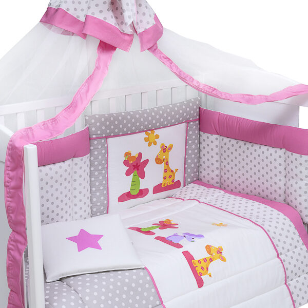 Προίκα μωρού Motherbaby Jungle ροζ