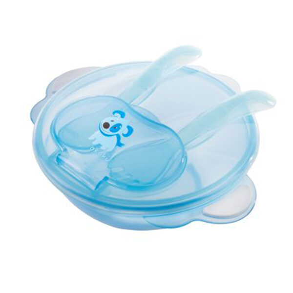 Μπολάκι με Κουτάλι και Πιρούνι, Akuku Μπλε