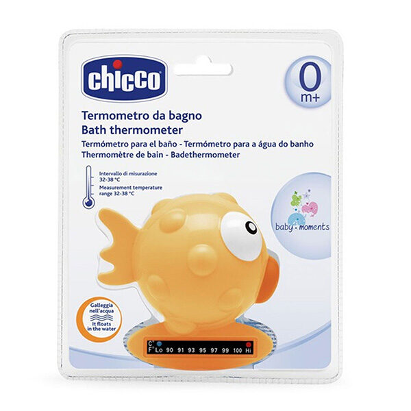 Θερμόμετρο Μπάνιου Chicco Ψαράκι Πορτοκαλί