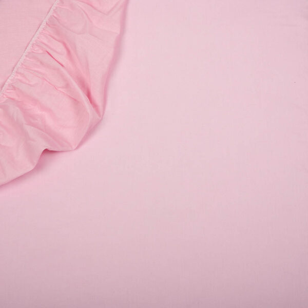 Κατωσέντονο με Λάστιχο για Στρώμα Ροζ
