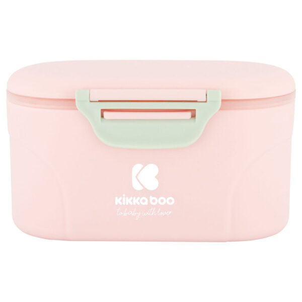 Δοχείο Μεταφοράς για Σκόνη Γάλακτος με Κουτάλι Kikkaboo Pink 130gr