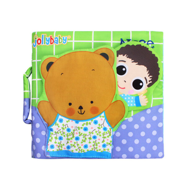 Εκπαιδευτικό Μαλακό Βιβλίο Jollybaby Nose and Ears J8157-2 0m+