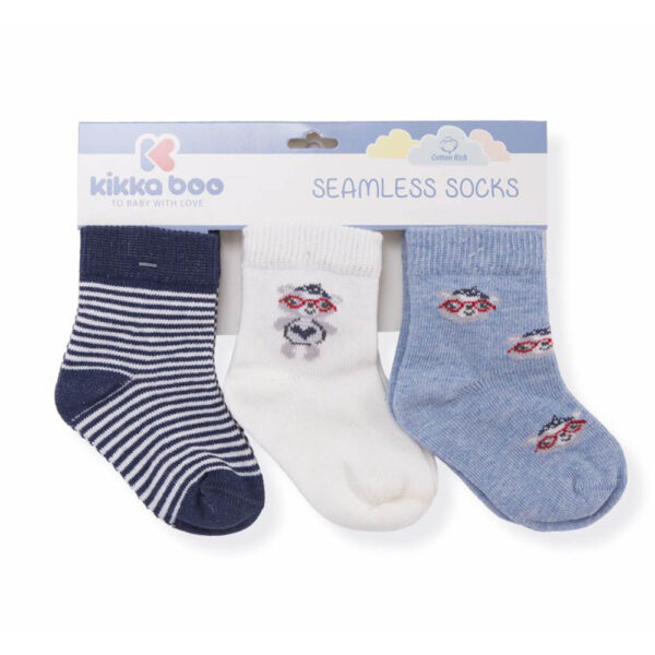 Καλτσάκια Kikkaboo Love Rome Blue Σετ 3τεμ. 2-3ετών