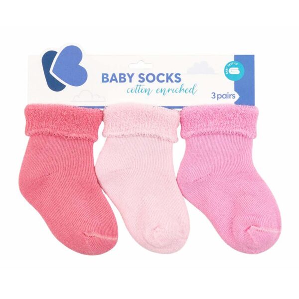 Καλτσάκια Θερμικά Kikkaboo Pink Σετ 3τεμ. 6-12 μηνών