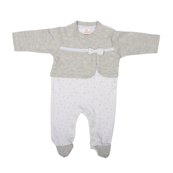 Πυτζαμάκι Φορμάκι Βαμβακερό Stars Γκρί