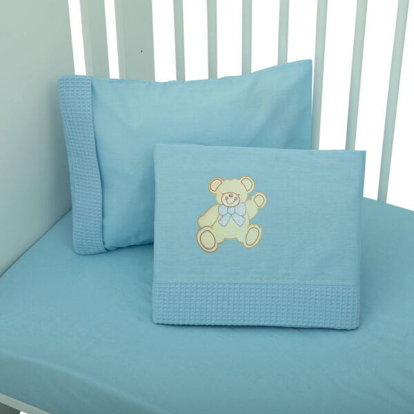 Σετ Σεντόνια Κούνιας, Πικέ Σιέλ Αρκούδος 3 τεμ.