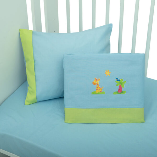 Σετ Σεντόνια Κούνιας, Jungle Σιέλ 3 τεμ.