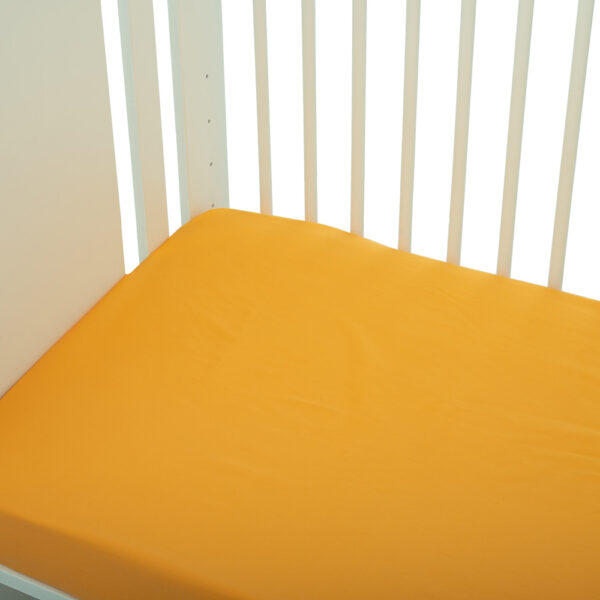 Κατωσέντονο με Λάστιχο για Στρώμα Πορτοκαλί