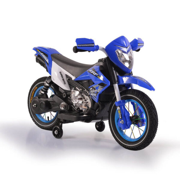 Ηλεκτροκίνητο Μηχανάκι Bo Super Moto Blue FB-6186 3ετών+