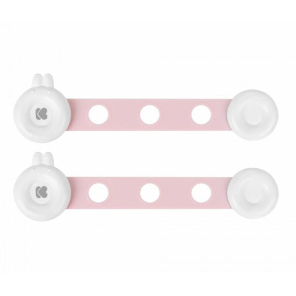 Πολυχρηστική Ασφάλεια Kikkaboo Ροζ 2τεμ.