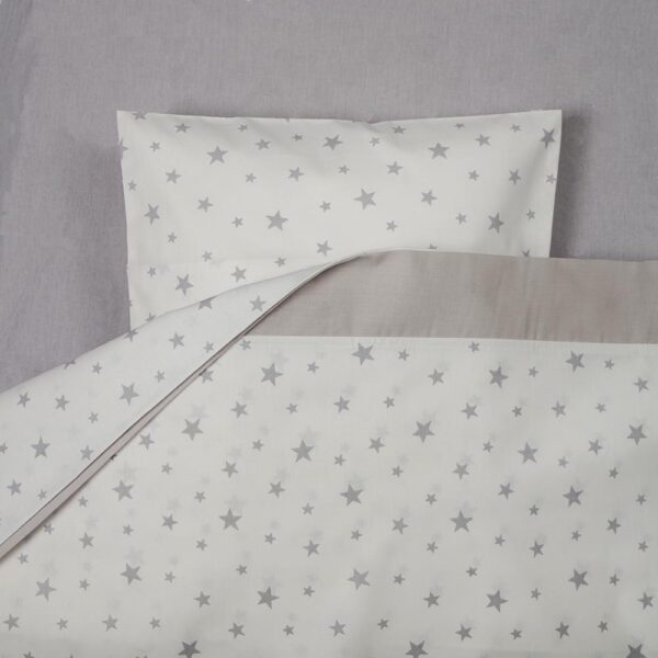 Σετ Σεντόνια Κούνιας Βαμβακερά My Star Γκρι 3τεμ.