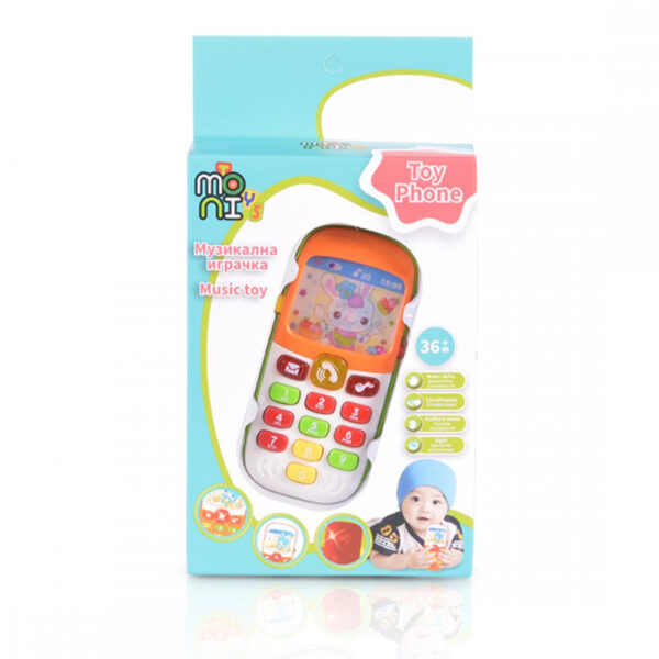 Μουσικό Παιχνίδι Moni Funny Music Mobile Phone 1060Α 36μ+