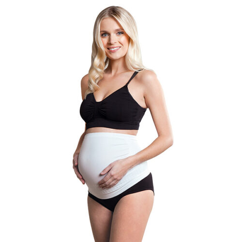 Ζώνη Εγκυμοσύνης Χωρίς Ραφές Carriwell Λευκό S | Mother Baby