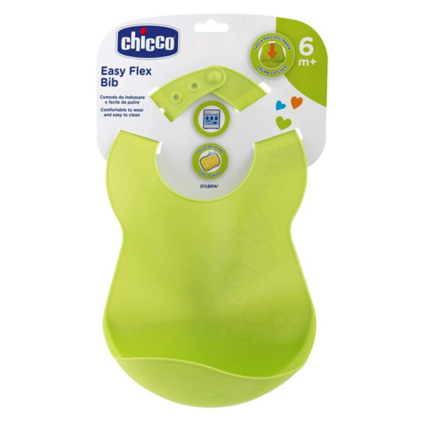Σαλιάρα Σιλικόνης Chicco Easy Flex