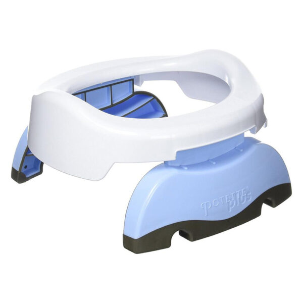 Potette Plus 2 σε 1 Γιο Γιο Ταξιδίου και Εκπαιδευτικό Κάθισμα Τουαλέτας Λευκό-Γαλάζιο