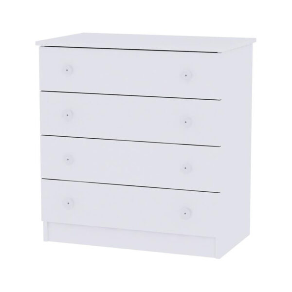Συρταριέρα Lorelli Dresser New White 81x50x86