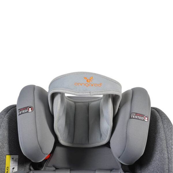 Εργονομικό Προστατευτικό Μαξιλαράκι Κεφαλιού Cangaroo Shelter Grey