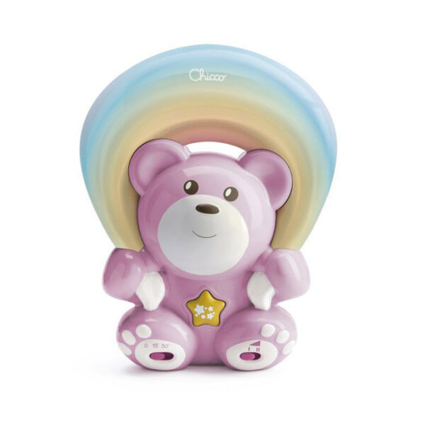 Προτζέκτορας Chicco Ουράνιο Τόξο Αρκουδάκι Ροζ