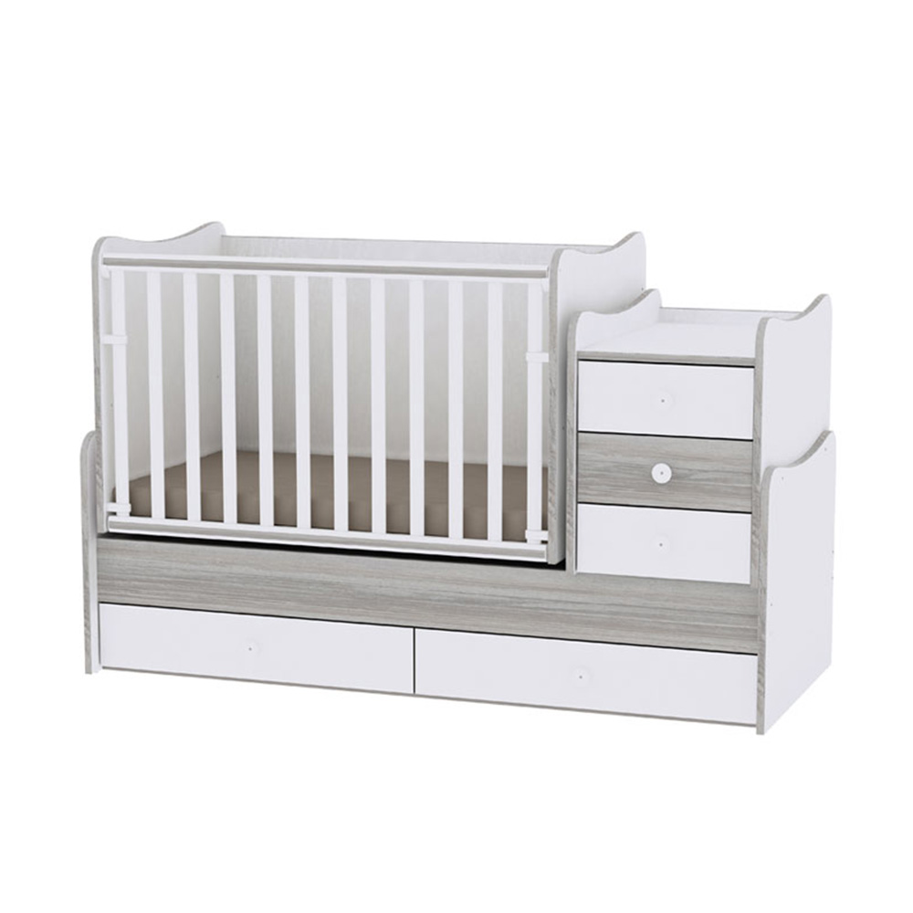 Πολυμορφικό Κρεβάτι Lorelli Maxi Plus White / Artwood 0-10ετών | Mother Baby