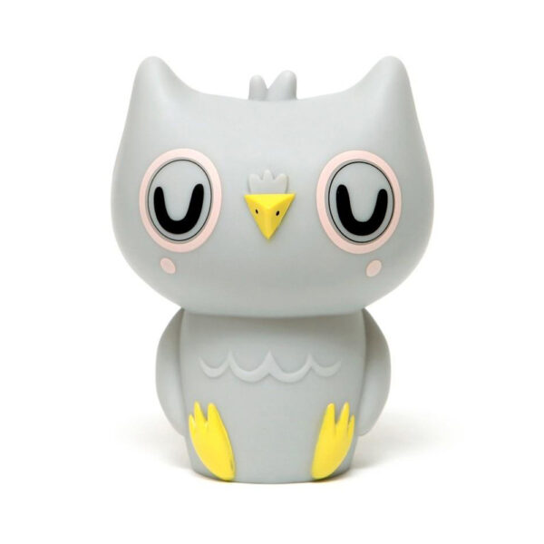 Petit Monkey Φωτάκι Νυκτός Owl Grey 12,5x9cm
