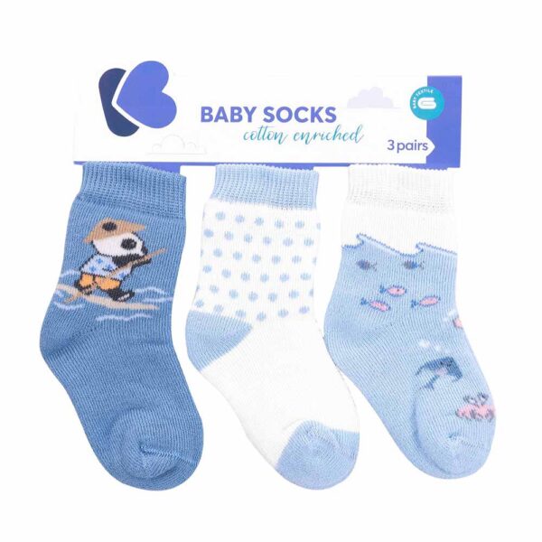 Καλτσάκια Θερμικά Kikkaboo The Fish Panda Σετ 3τεμ. 1-2ετών