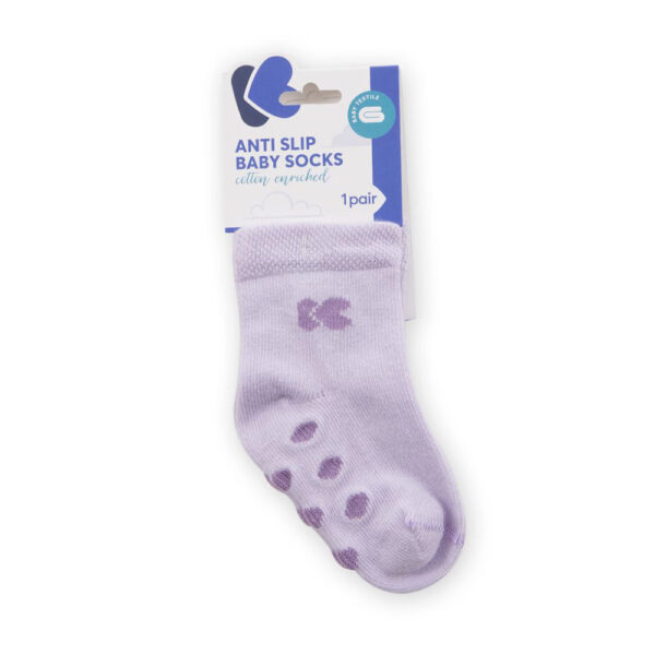 Καλτσάκια Kikkaboo με Antislip Purple 6-12μηνών