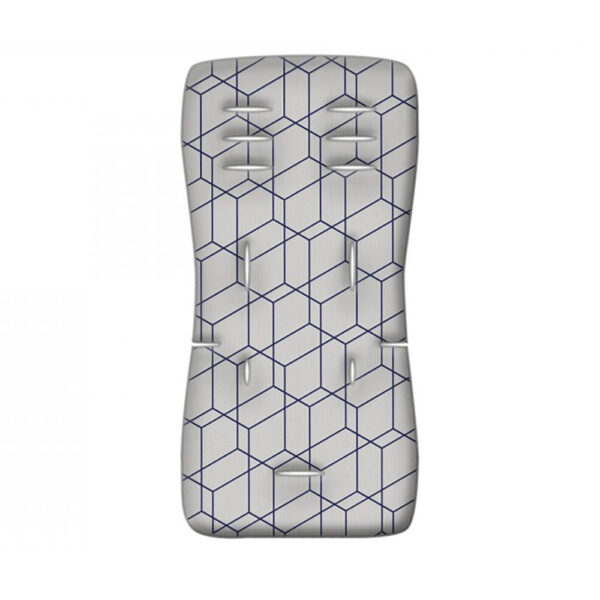 Στρωματάκι Καροτσιού Memory Foam Greco Strom Honey Comb Grey