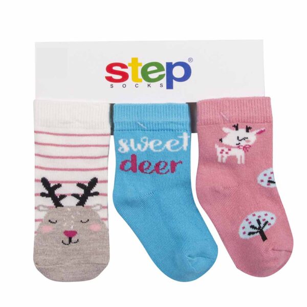 Καλτσάκια για Κορίτσι Step Sweet Deer 3τεμ.
