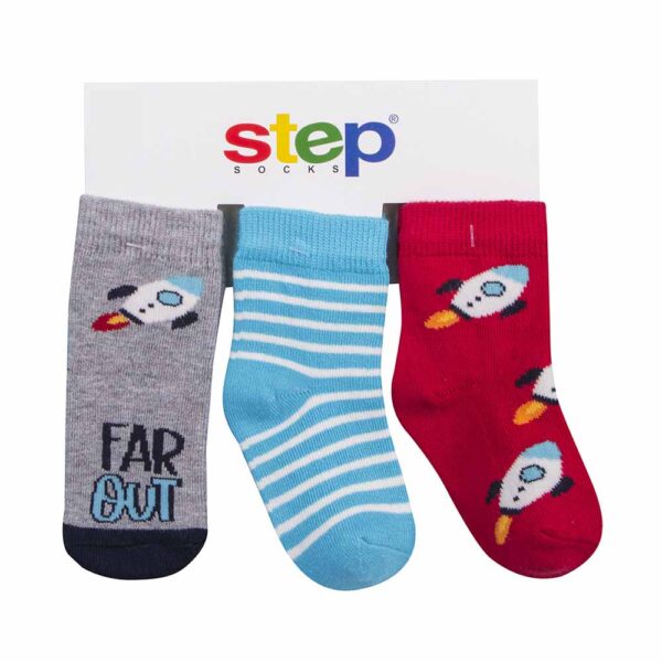 Καλτσάκια για Αγόρι Step Far Out 3τεμ.