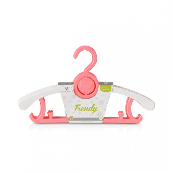 Τηλεσκοπικές Παιδικές Κρεμάστρες Cangaroo Trendy Pink 5τεμ.