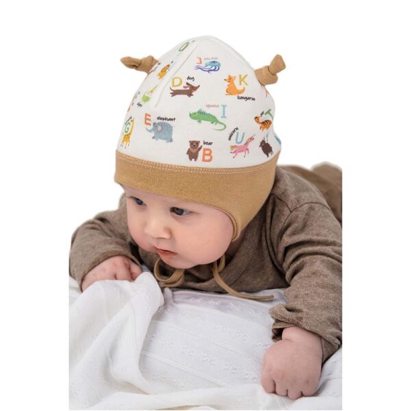 Βρεφικό Σκουφάκι Βαμβακερό Abc