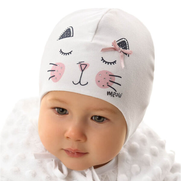 Βρεφικό Σκουφάκι Βαμβακερό Kitty