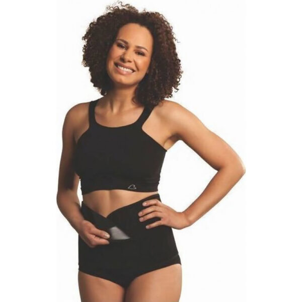 Ρυθμιζόμενη Ζώνη Σύσφιξης Carriwell Μαύρη S/M