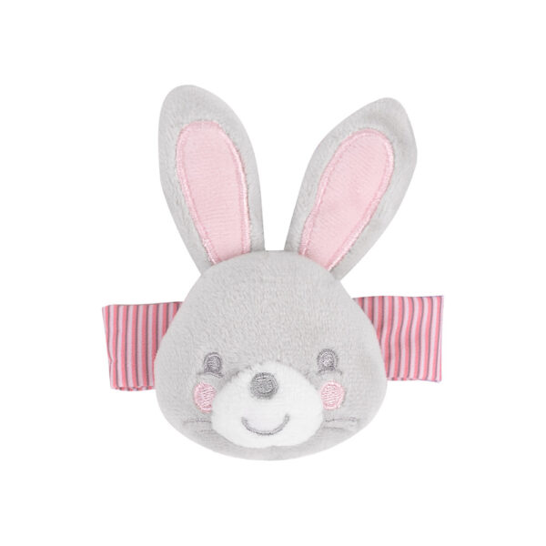 Λούτρινο Βραχιολάκι Κουδουνίστρα Kikkaboo Wristle Rattle Bella The Bunny 0m+