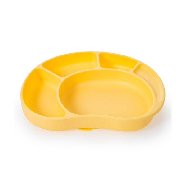 Πιάτο Σιλικόνης με Χωρίσματα Babywise Ελεφαντάκι Κίτρινο
