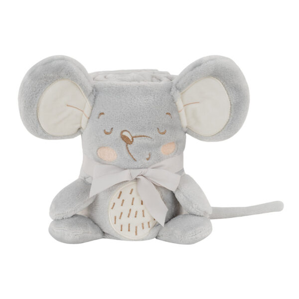 Κουβέρτα Kikkaboo Fleece 3D Joyful Mice 75/100εκ.