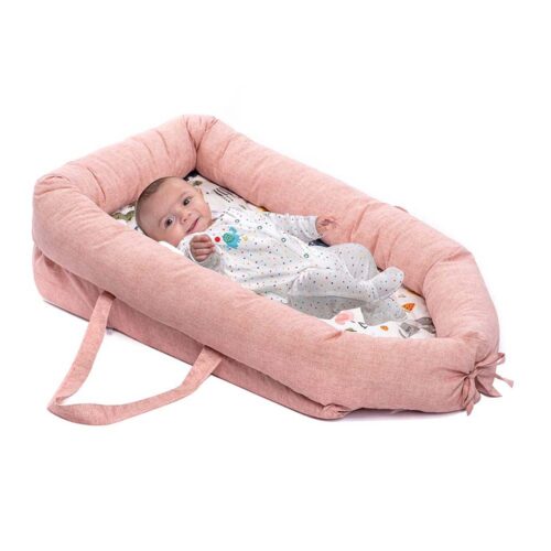 Φωλιά Μωρού με Δόνηση και Ήχους Motherbaby Calm Baby SSSS Pink RX04 |  Mother Baby