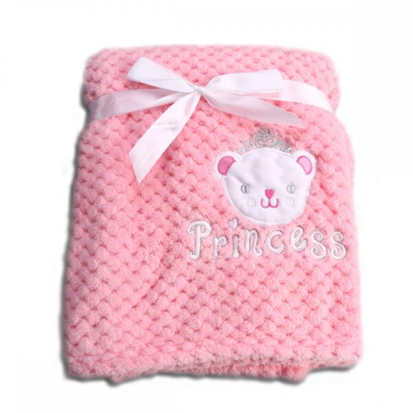 Βρεφική Κουβέρτα Cangaroo Fleece Freya Pink 80x110 εκ.